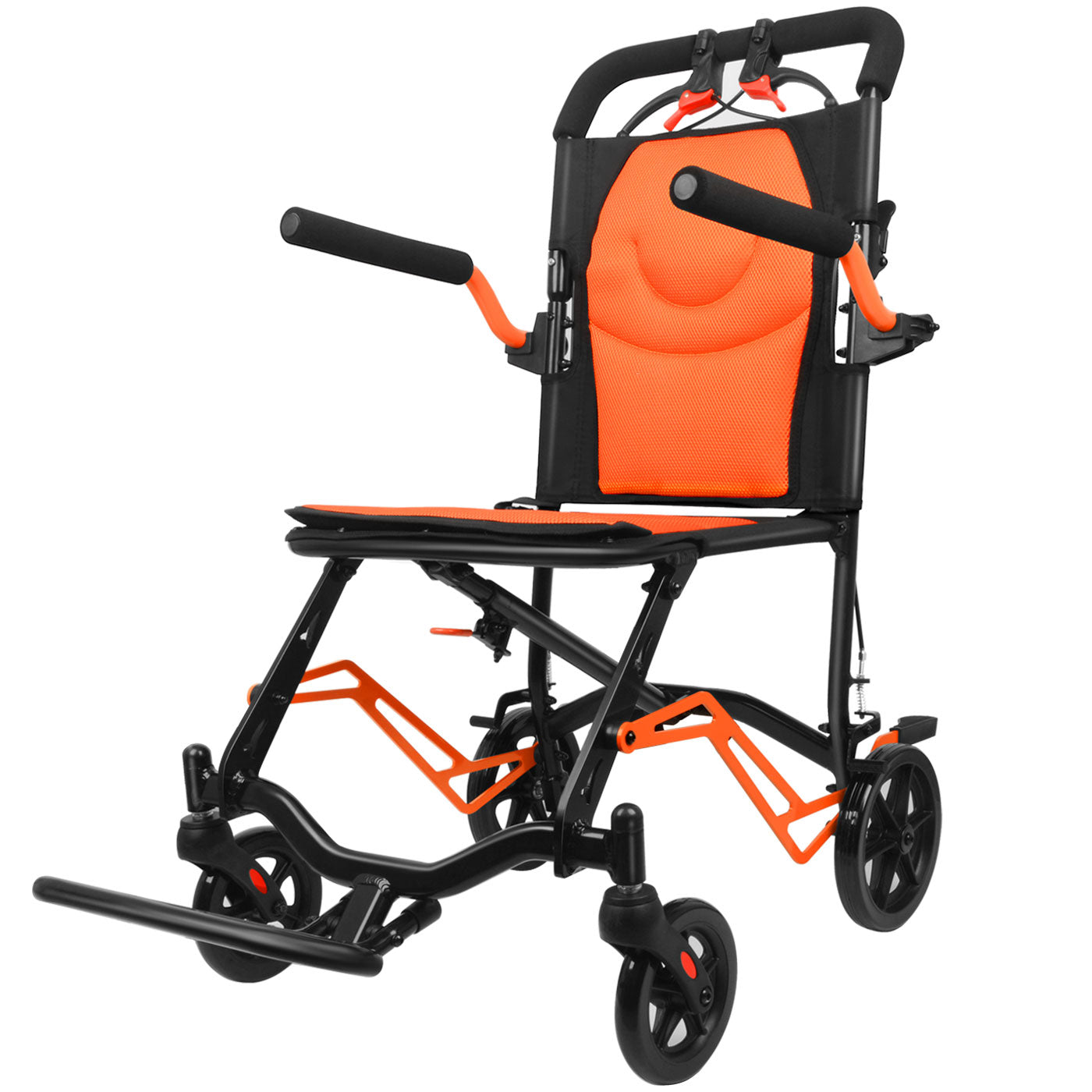 Eazingo Wheelchair,Blue and Orange