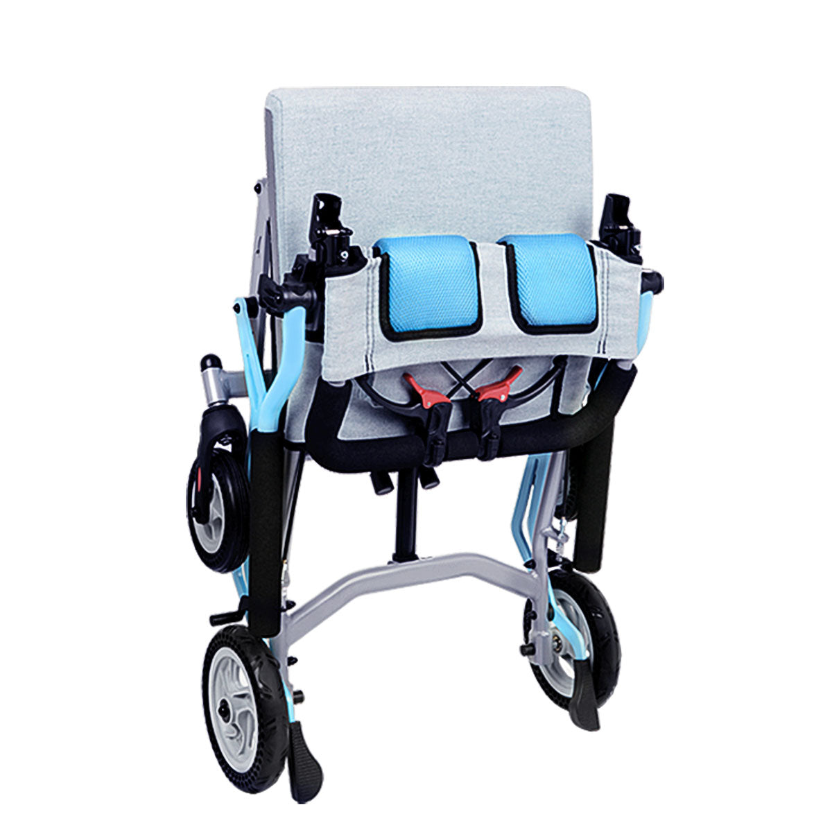 Eazingo Wheelchair,Blue and Orange