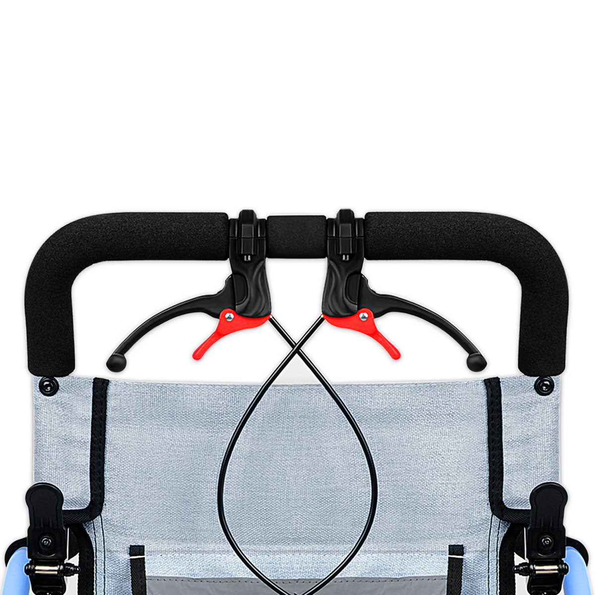 Eazingo Wheelchair,Blue and Orange