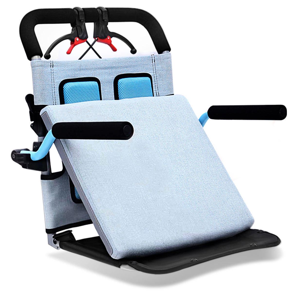 Eazingo Wheelchair,Blue and Orange